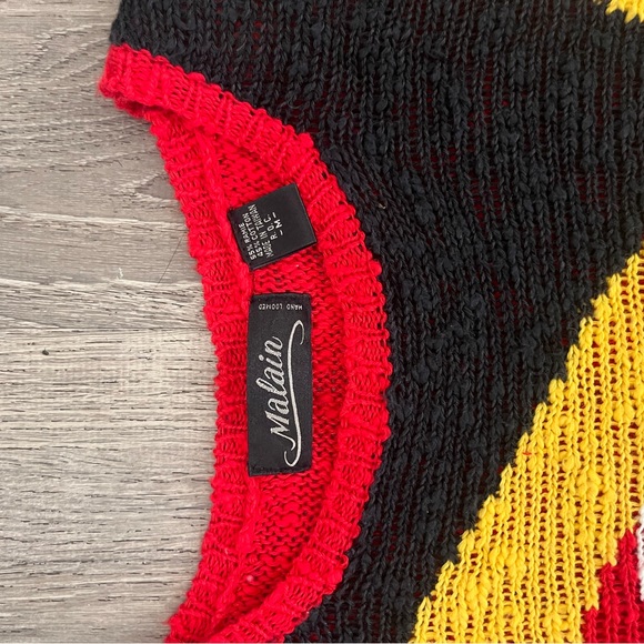 Colorful Abstract Face Sweater - Picture 5 of 5